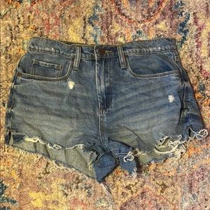 Blank Denim High Waisted Shorts in 27